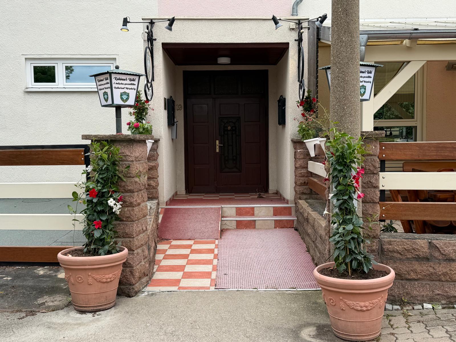 Indisches Restaurant Kohinoor — Eingang